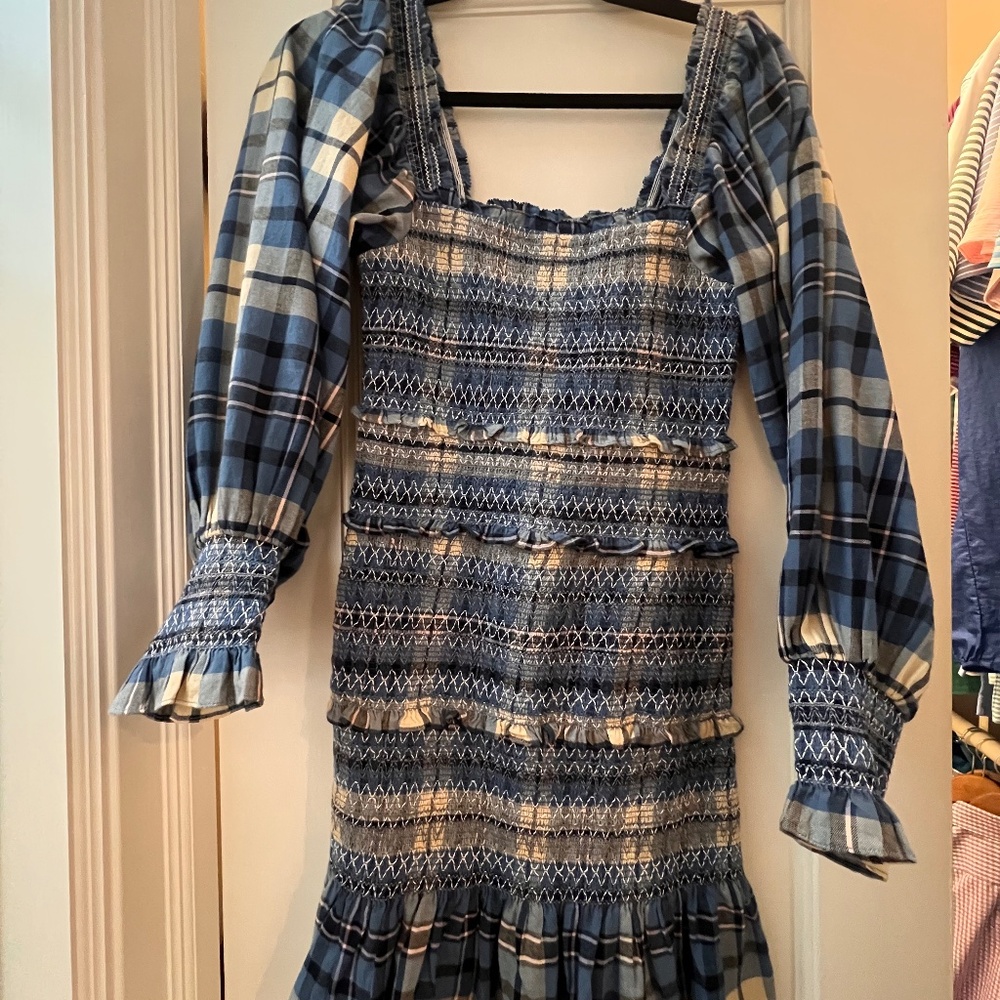 Loveshack fancy flannel dress
